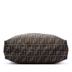 Fendi Zucca Canvas Selleria Shopping Tote