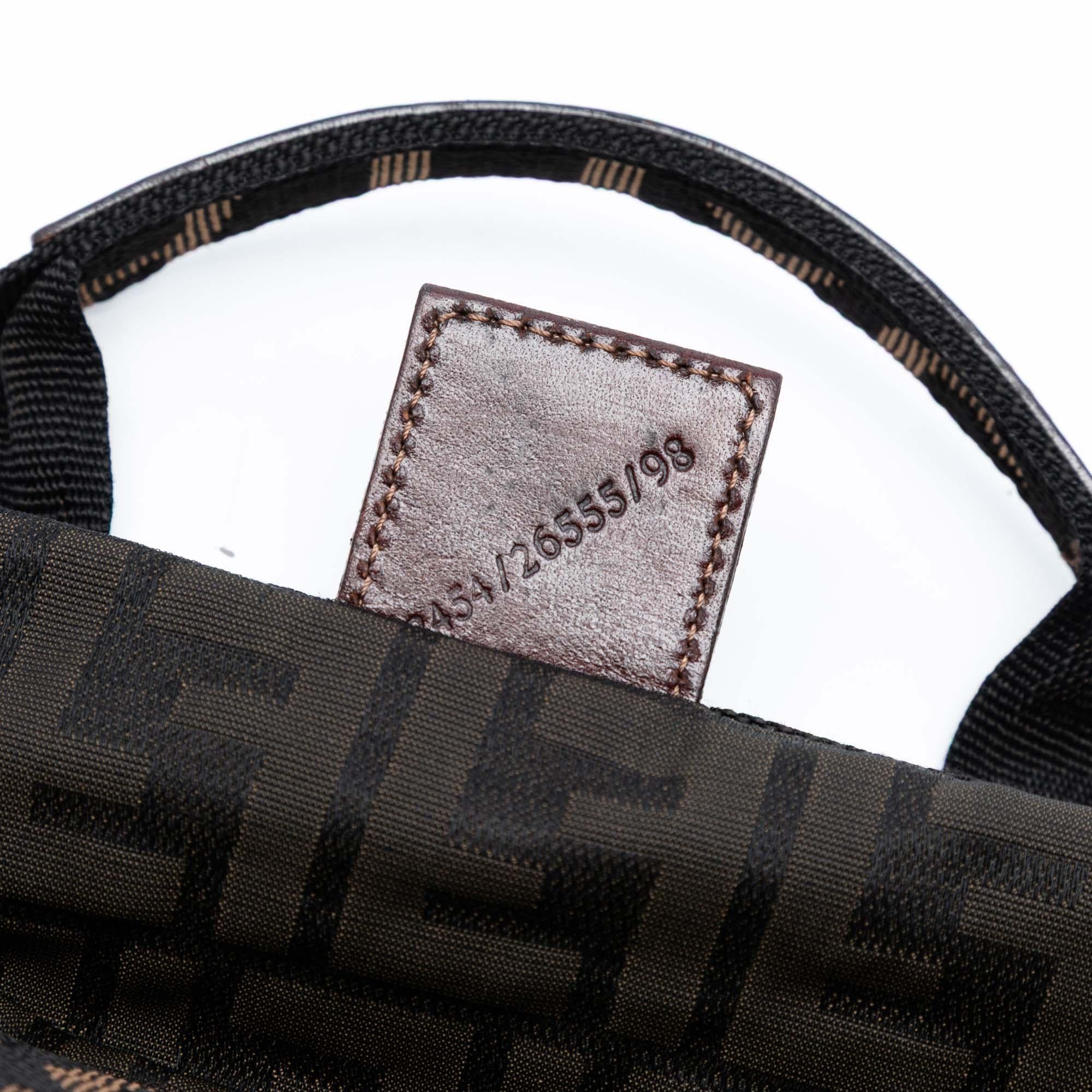 Fendi Zucca Canvas Shopping Tote