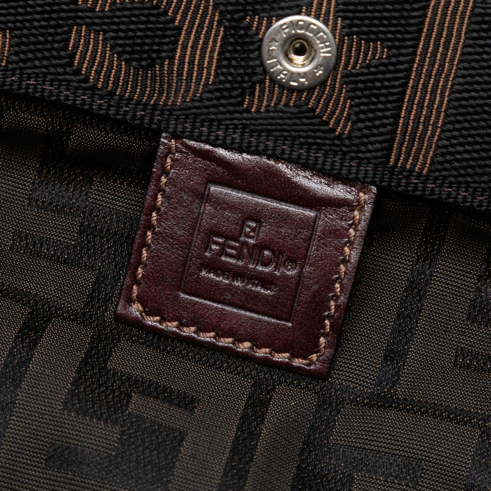 Fendi Zucca Canvas Shopping Tote