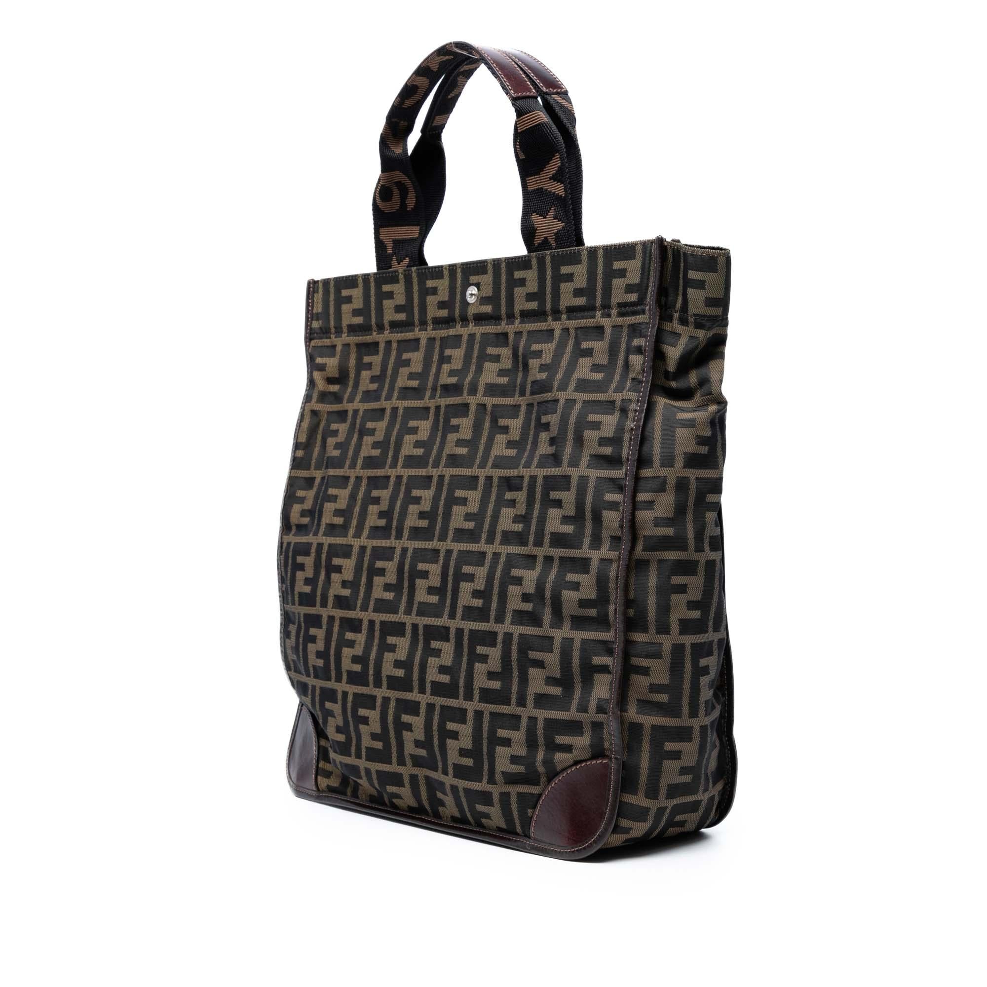 Fendi Zucca Canvas Shopping Tote