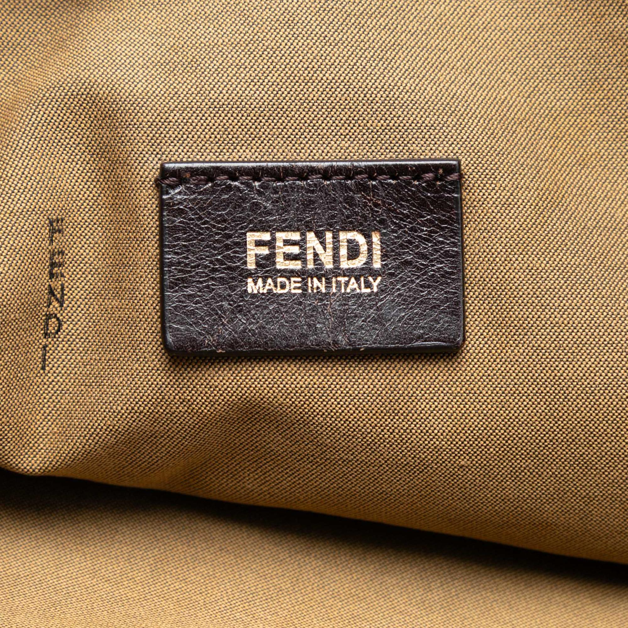 Fendi Zucca Canvas Shopping Tote