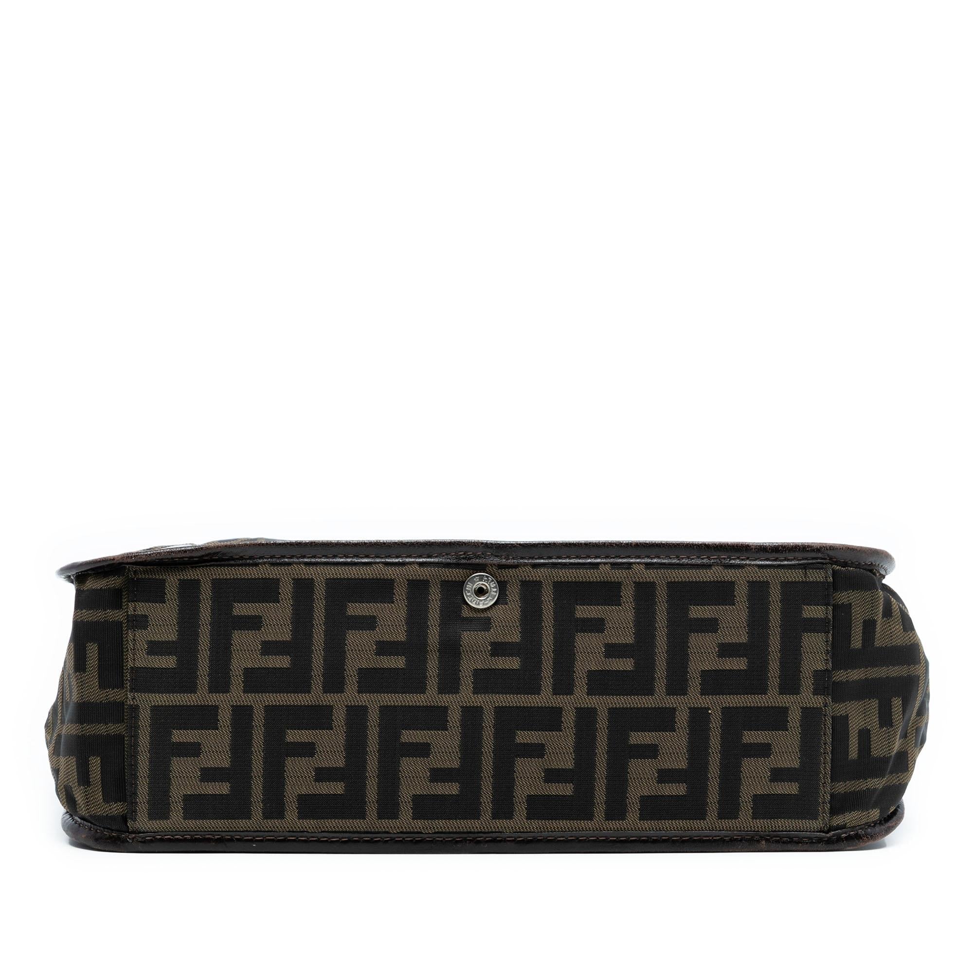 Fendi Zucca Canvas Shopping Tote