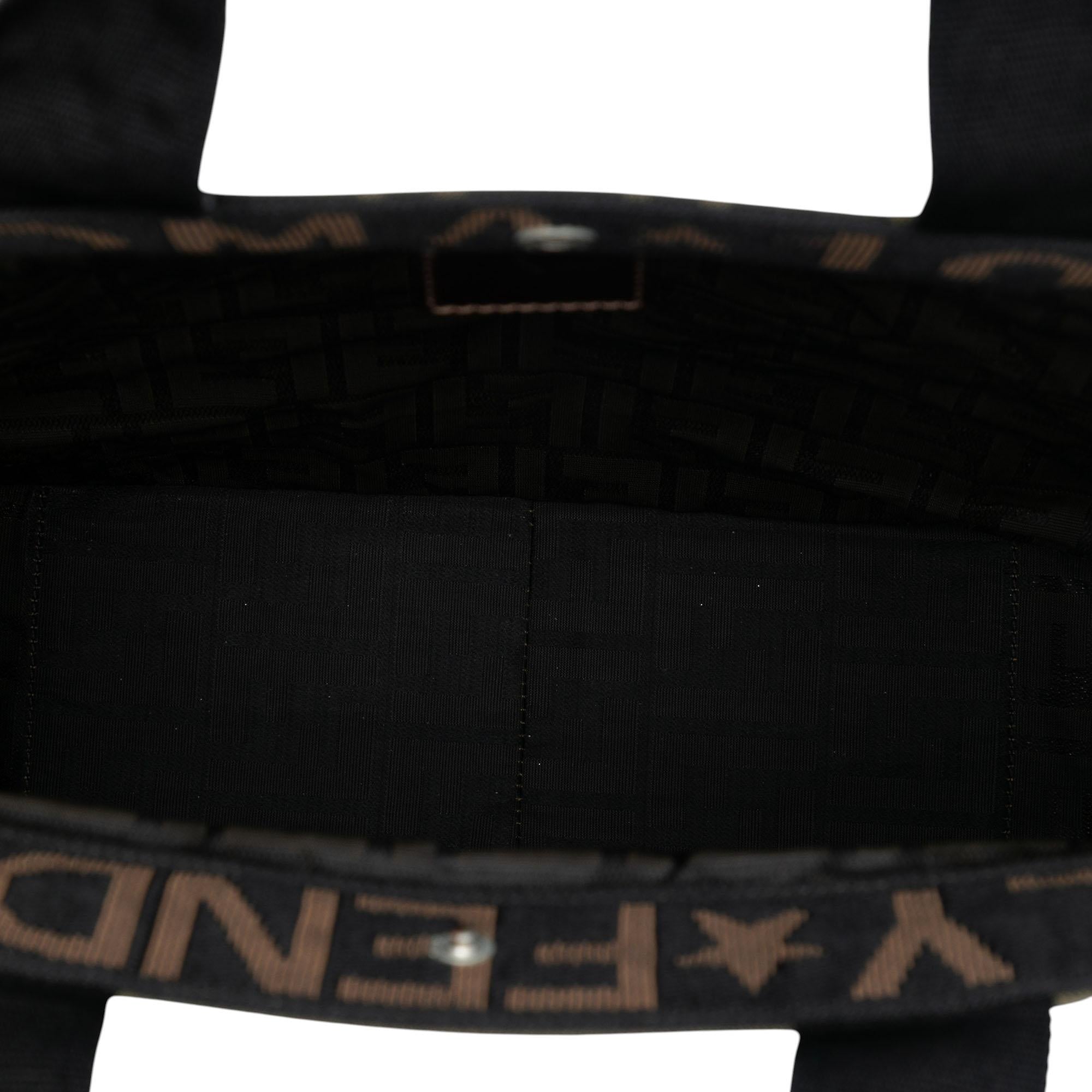 Fendi Zucca Canvas Shopping Tote