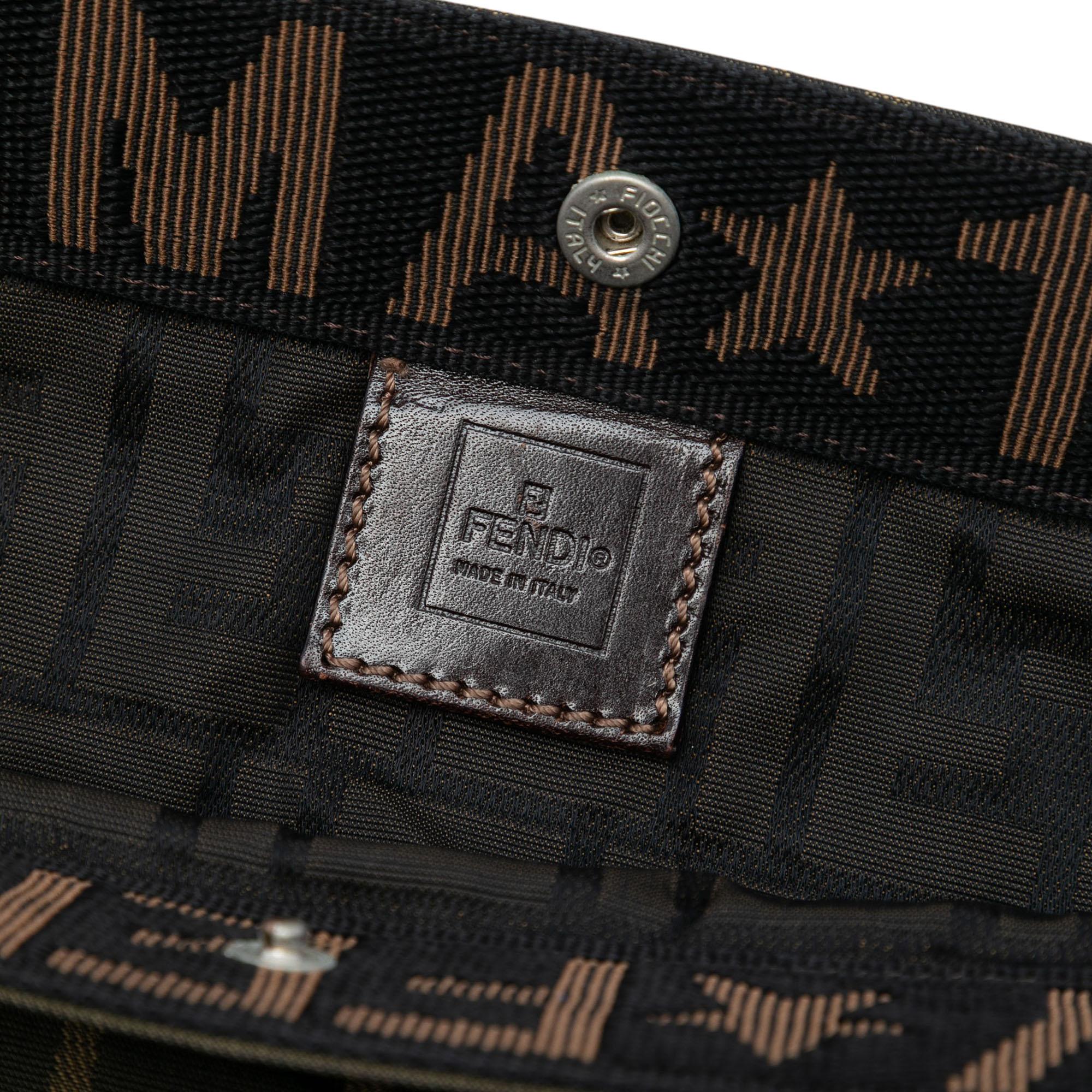 Fendi Zucca Canvas Shopping Tote