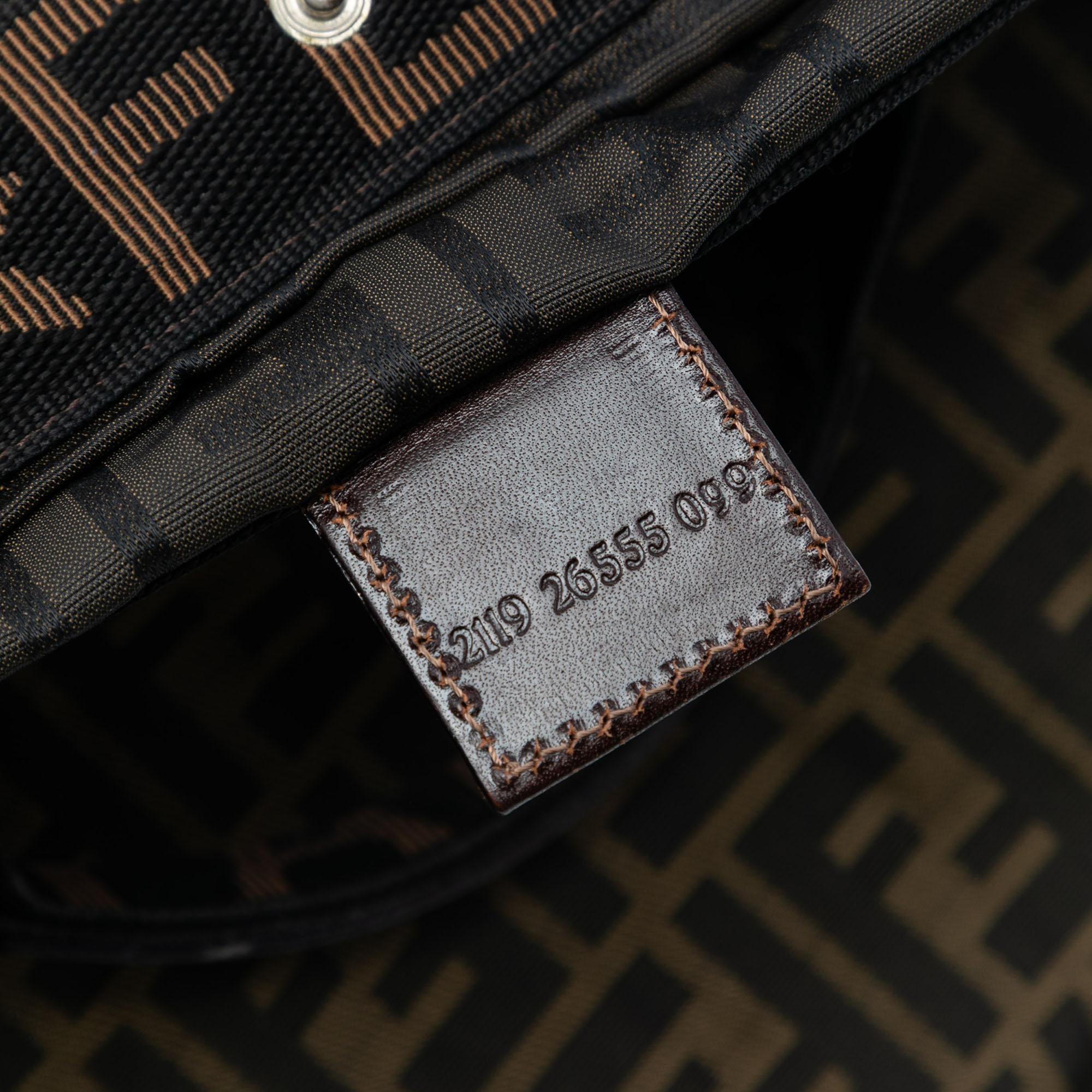 Fendi Zucca Canvas Shopping Tote