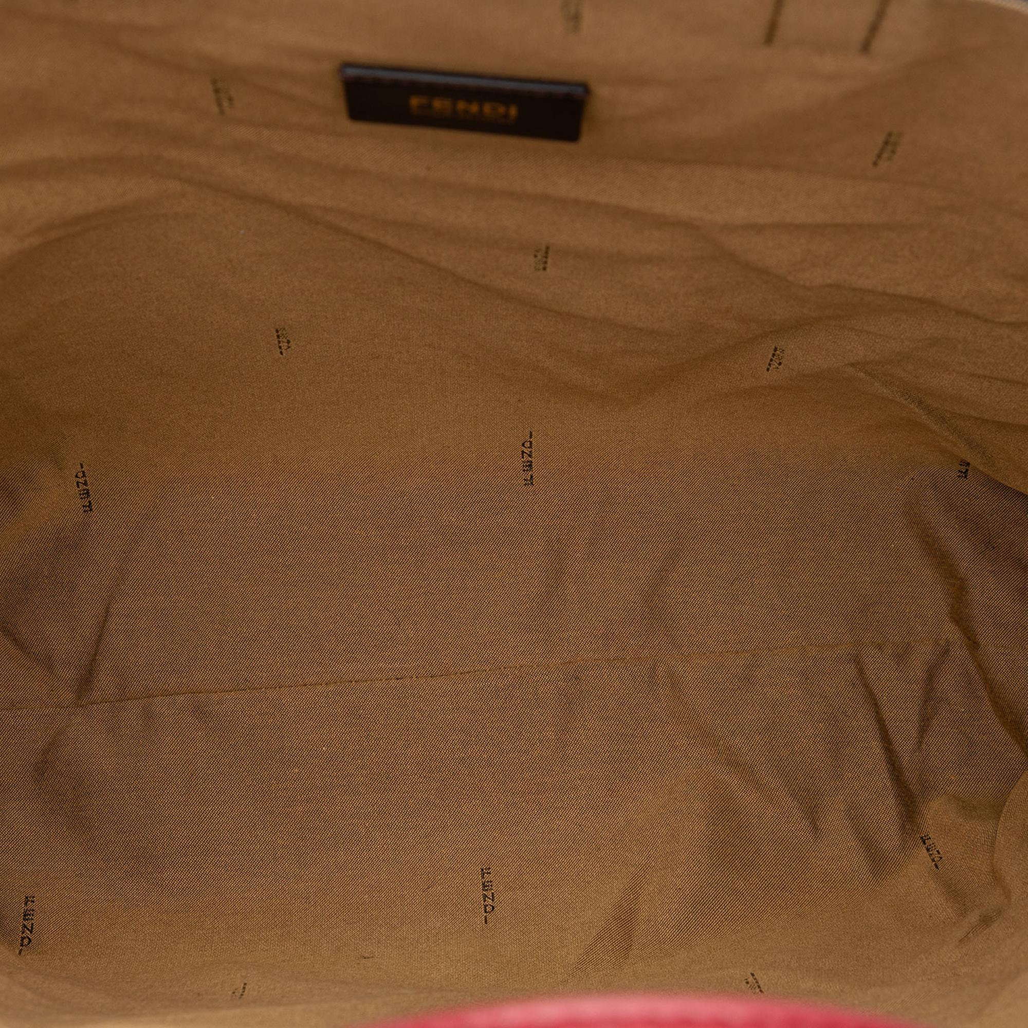 Fendi Zucca Canvas Shopping Tote
