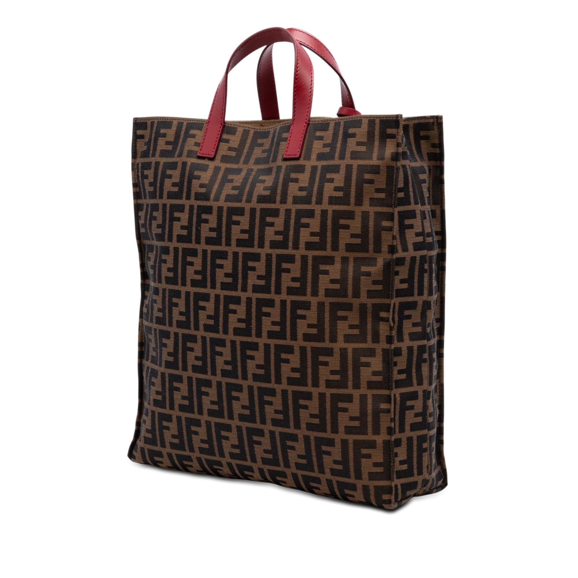 Fendi Zucca Canvas Shopping Tote