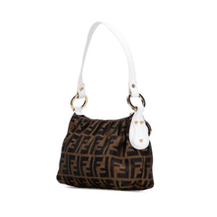 Fendi Zucca Canvas Shoulder Bag