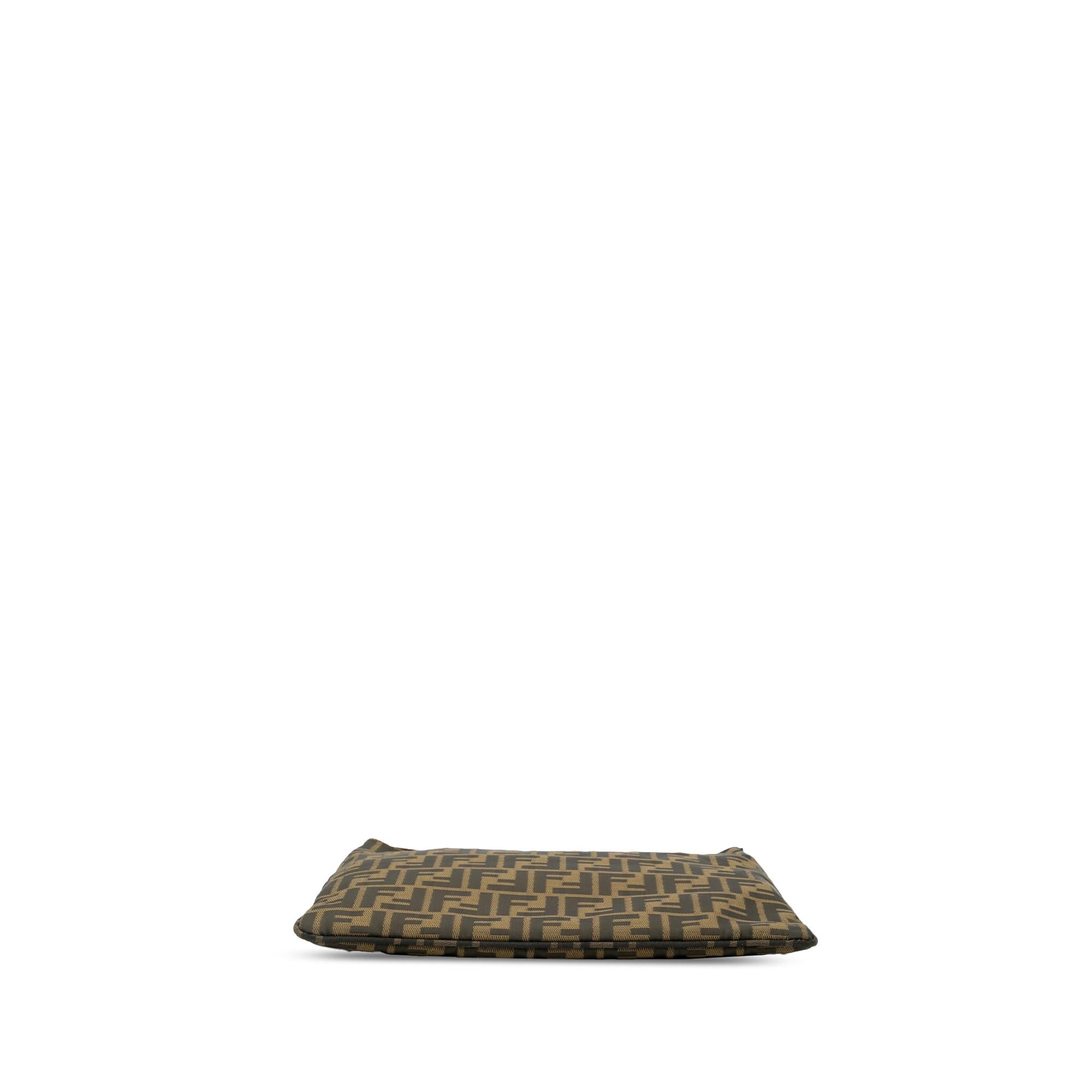 Fendi Zucca Canvas Shoulder Bag