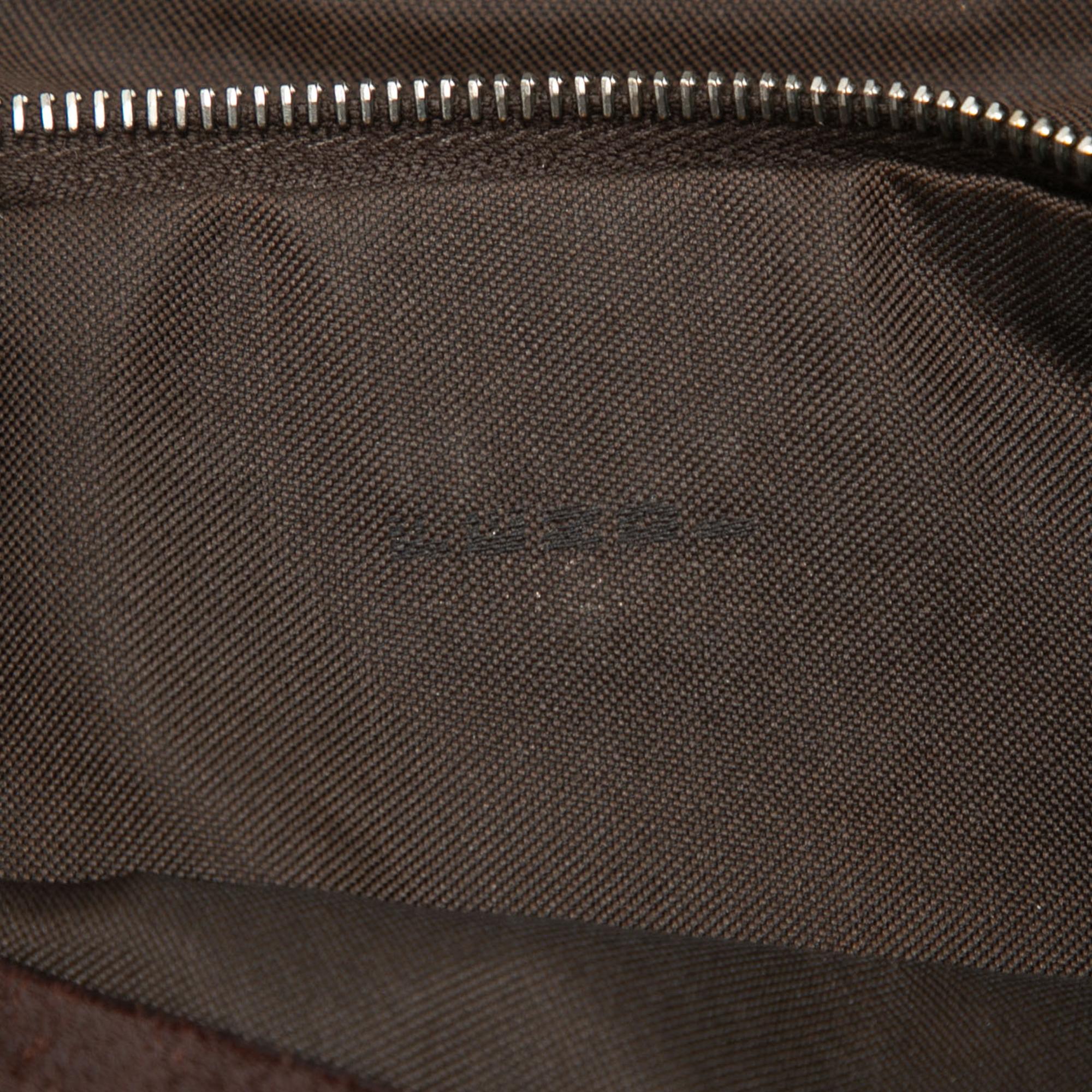 Fendi Zucca Canvas Shoulder Bag