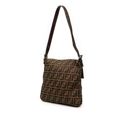 Fendi Zucca Canvas Shoulder Bag