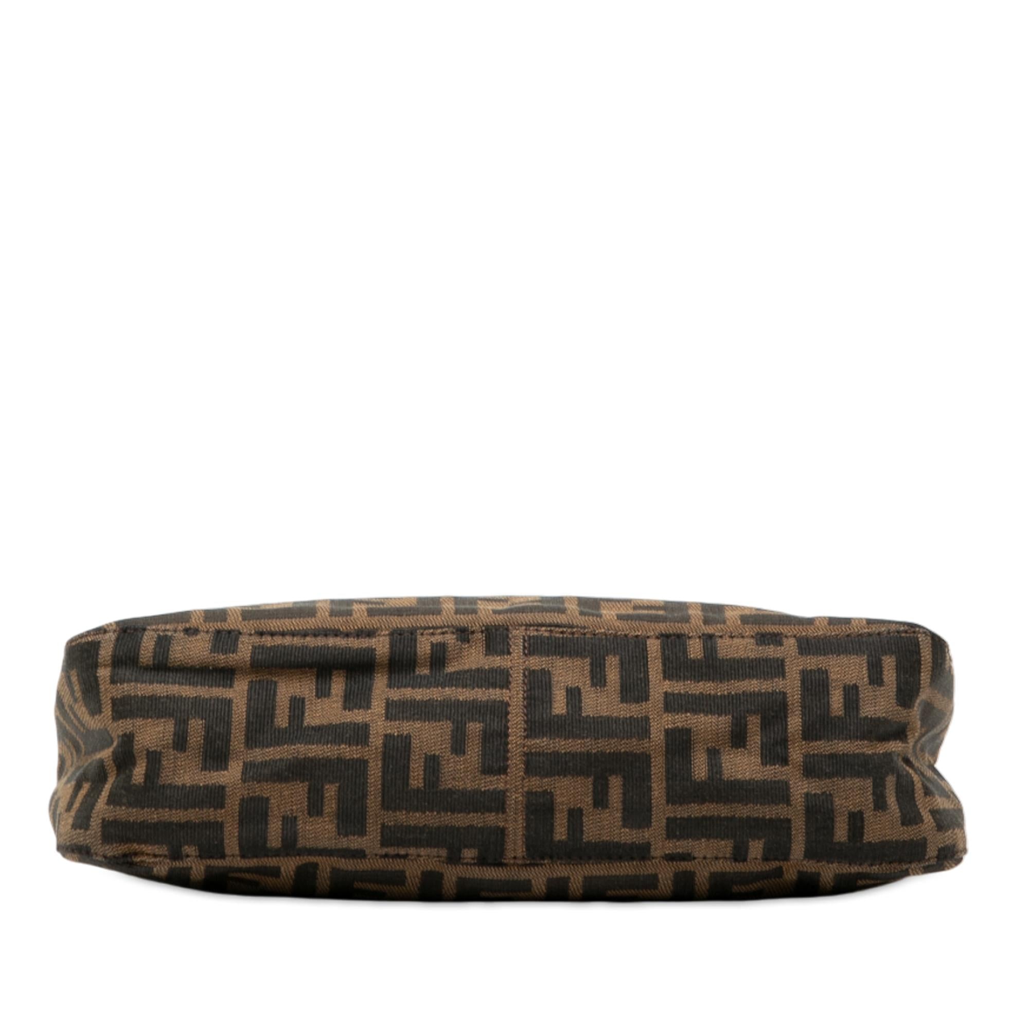 Fendi Zucca Canvas Shoulder Bag