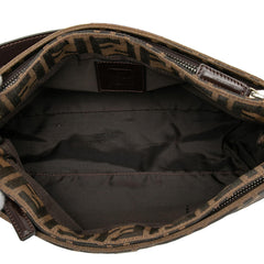 Fendi Zucca Canvas Shoulder Bag