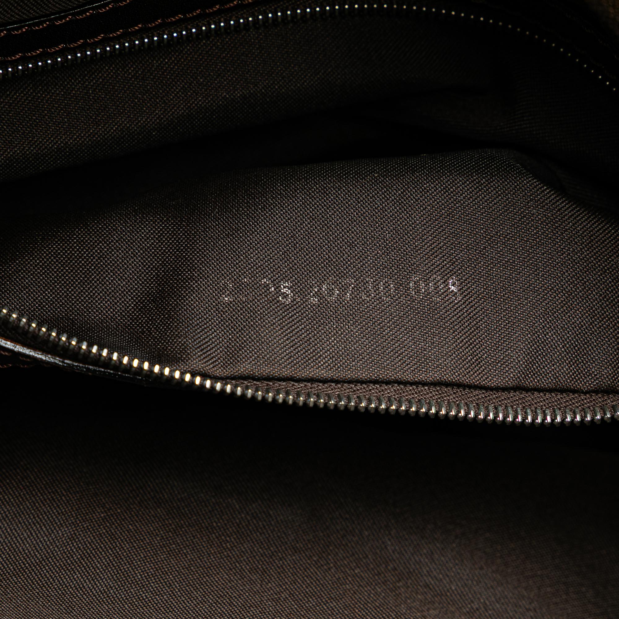 Fendi Zucca Canvas Shoulder Bag