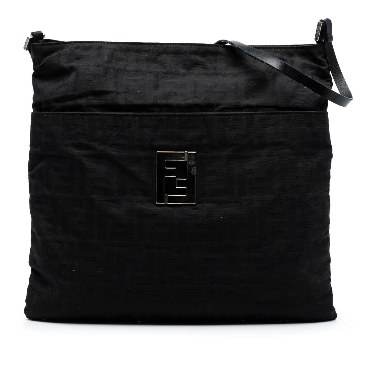 Fendi Zucca Canvas Shoulder Bag