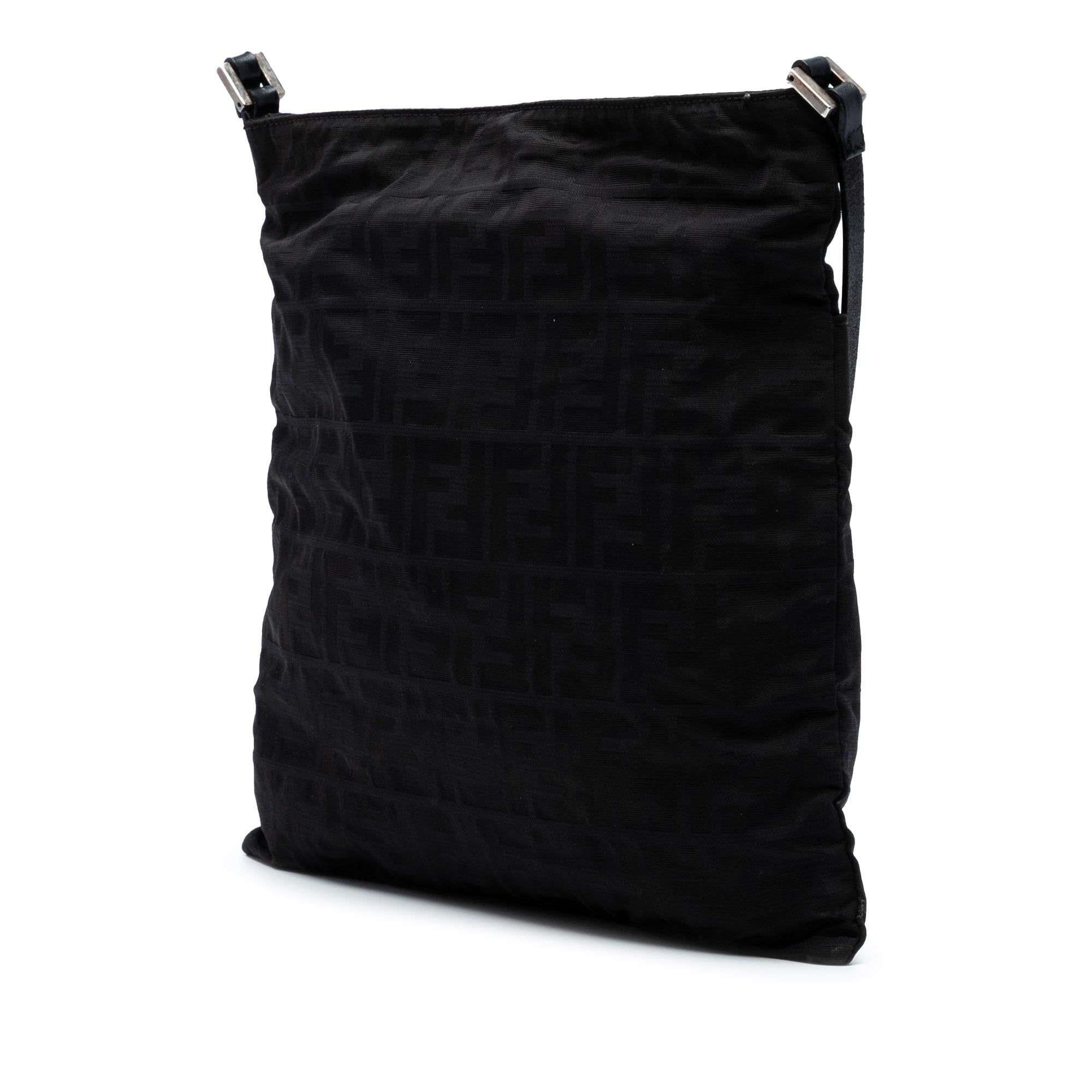 Fendi Zucca Canvas Shoulder Bag