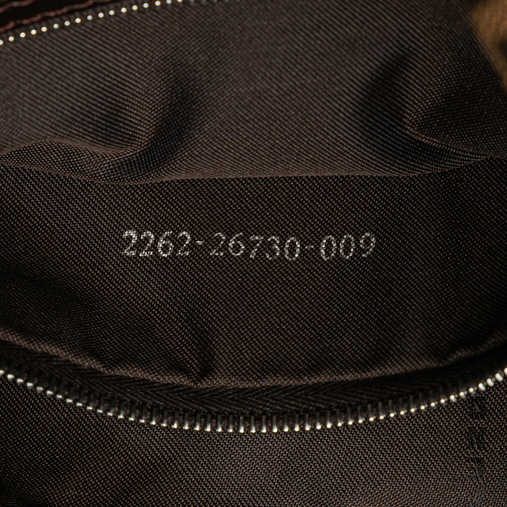 Fendi Zucca Canvas Shoulder Bag