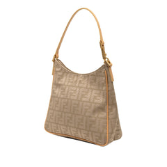 Fendi Zucca Canvas Shoulder Bag