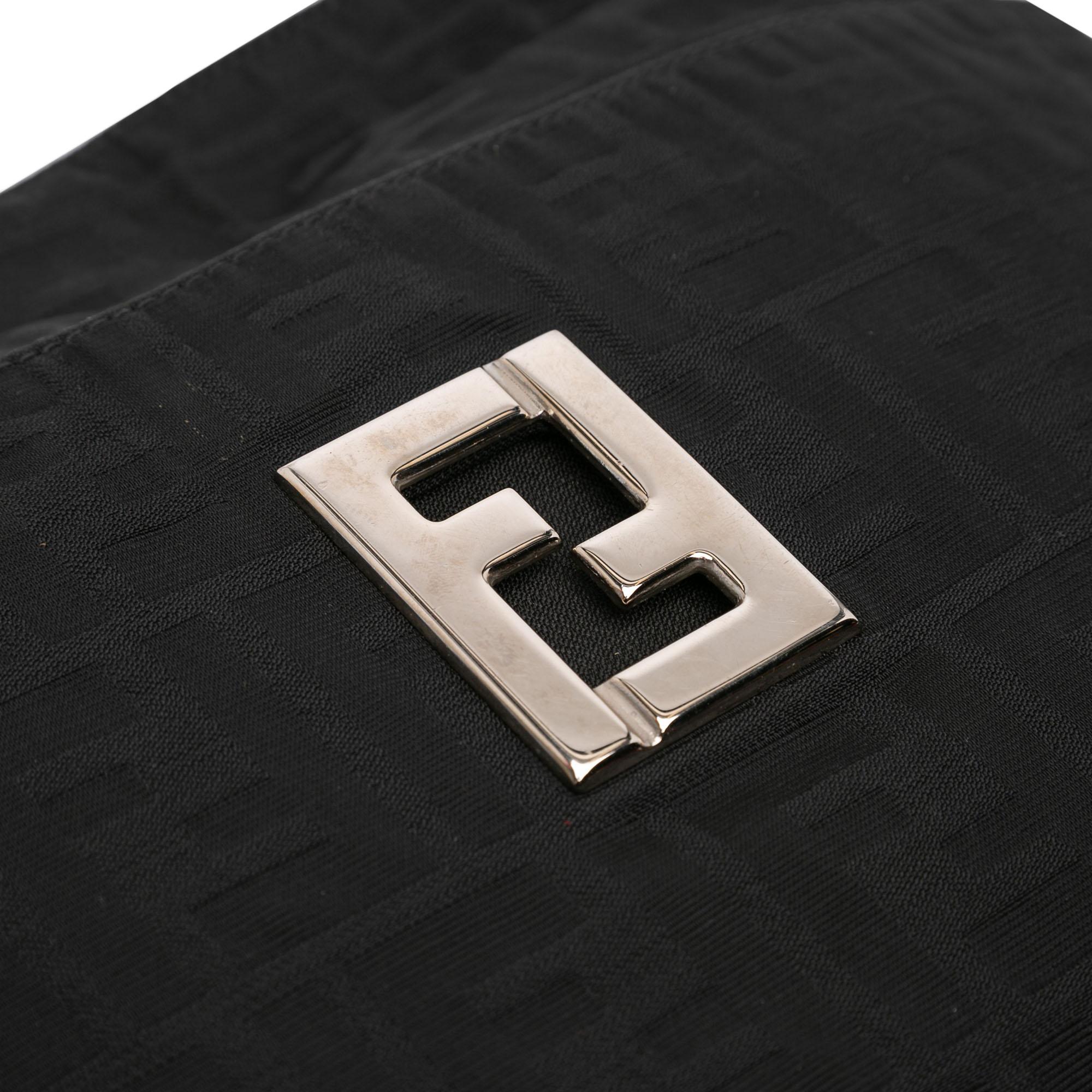 Fendi Zucca Canvas Shoulder Bag