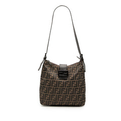 Fendi Zucca Canvas Shoulder Bag