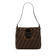 Fendi Zucca Canvas Shoulder Bag