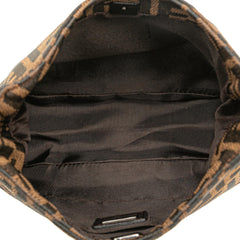 Fendi Zucca Canvas Shoulder Bag