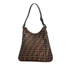 Fendi Zucca Canvas Shoulder Bag