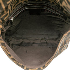 Fendi Zucca Canvas Shoulder Bag
