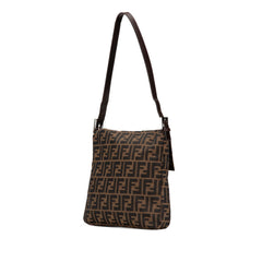 Fendi Zucca Canvas Shoulder Bag