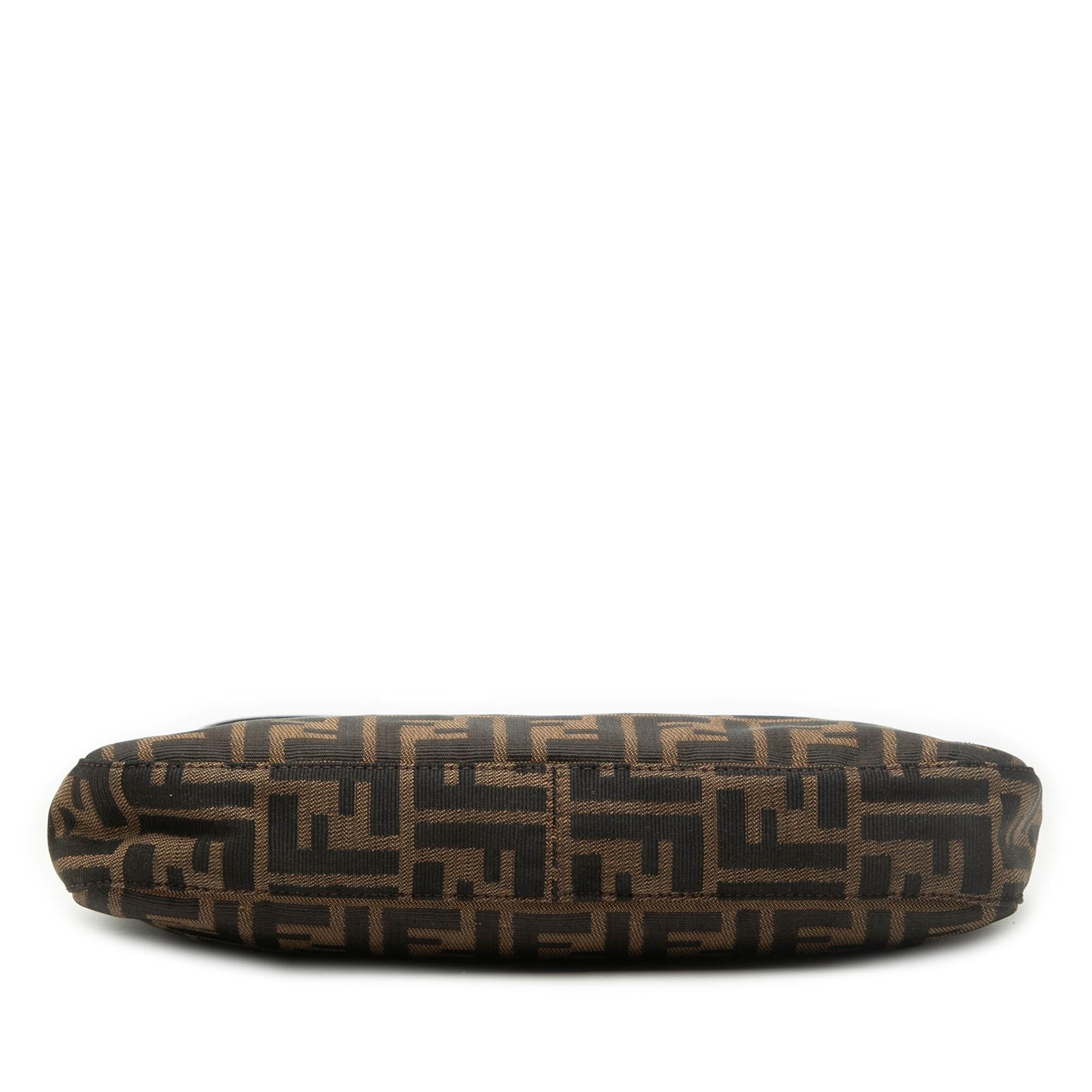 Fendi Zucca Canvas Shoulder Bag
