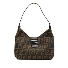 Fendi Zucca Canvas Shoulder Bag