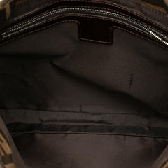 Fendi Zucca Canvas Shoulder Bag
