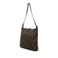 Fendi Zucca Canvas Shoulder Bag