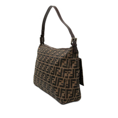Fendi Zucca Canvas Shoulder Bag