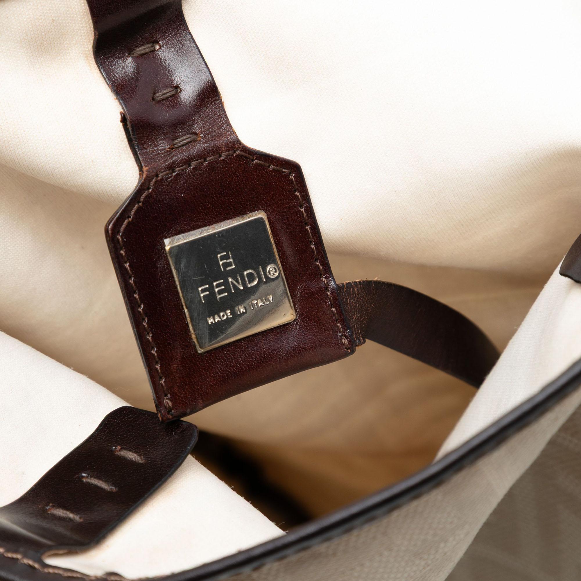 Fendi Zucca Canvas Tote