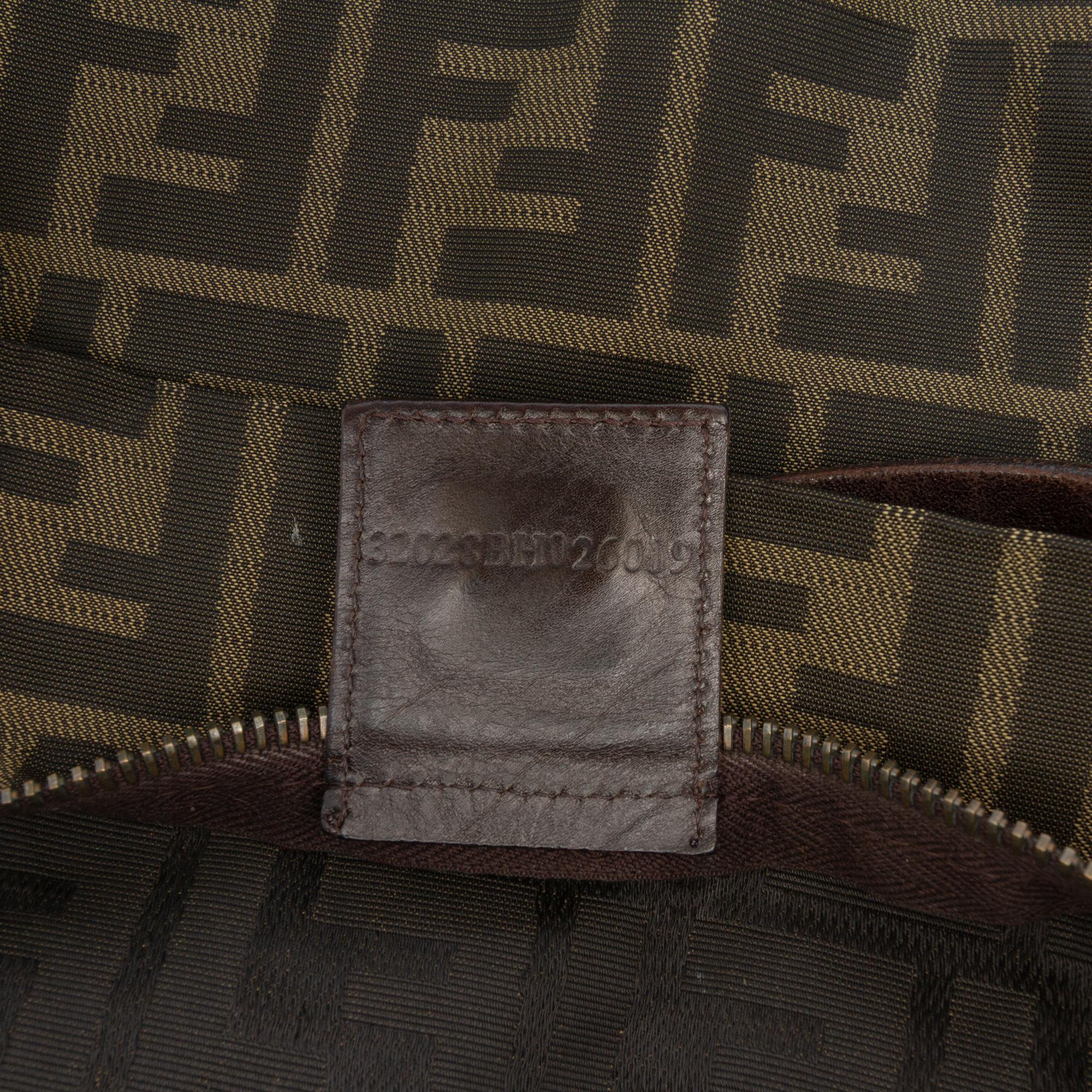 Fendi Zucca Canvas Tote