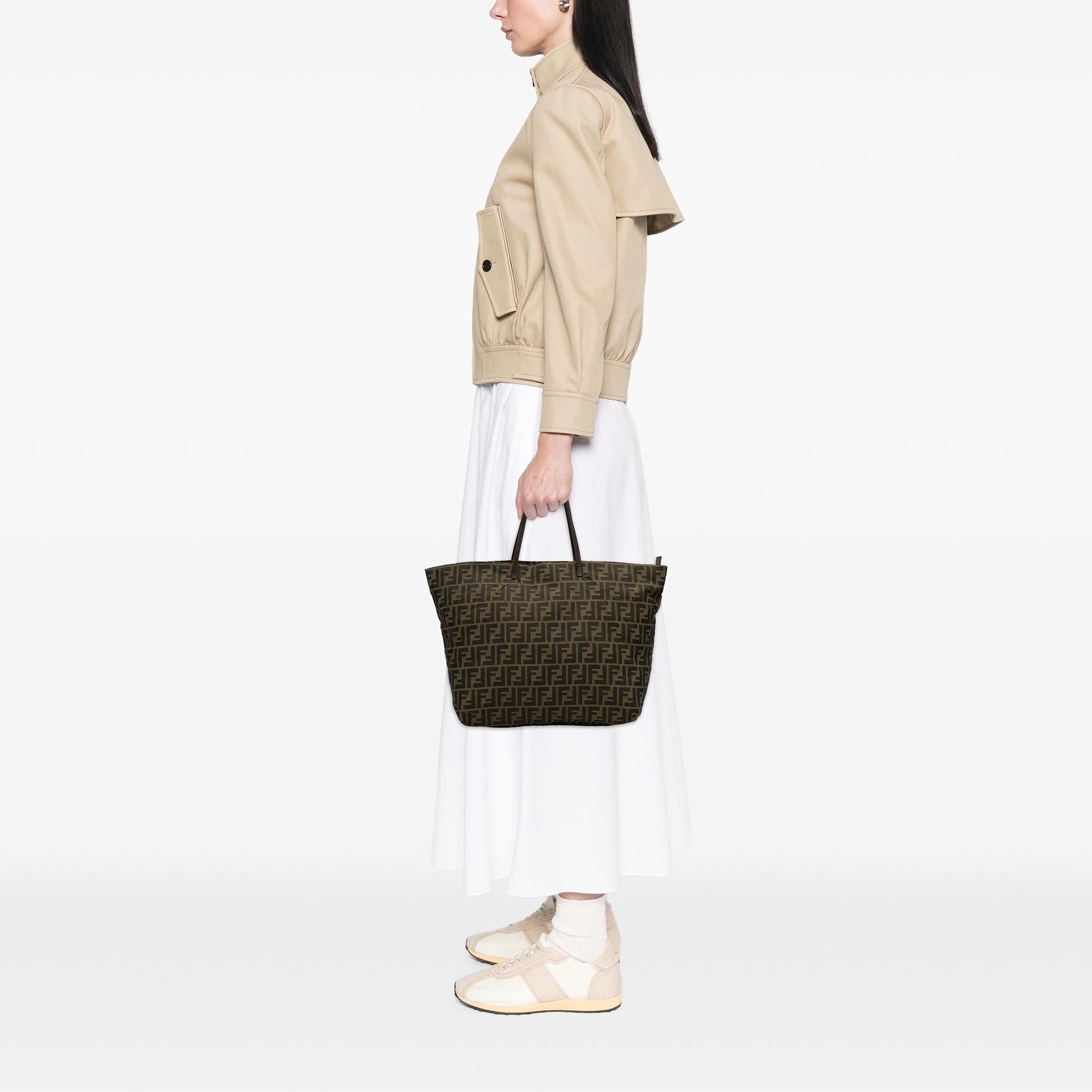 Fendi Zucca Canvas Tote