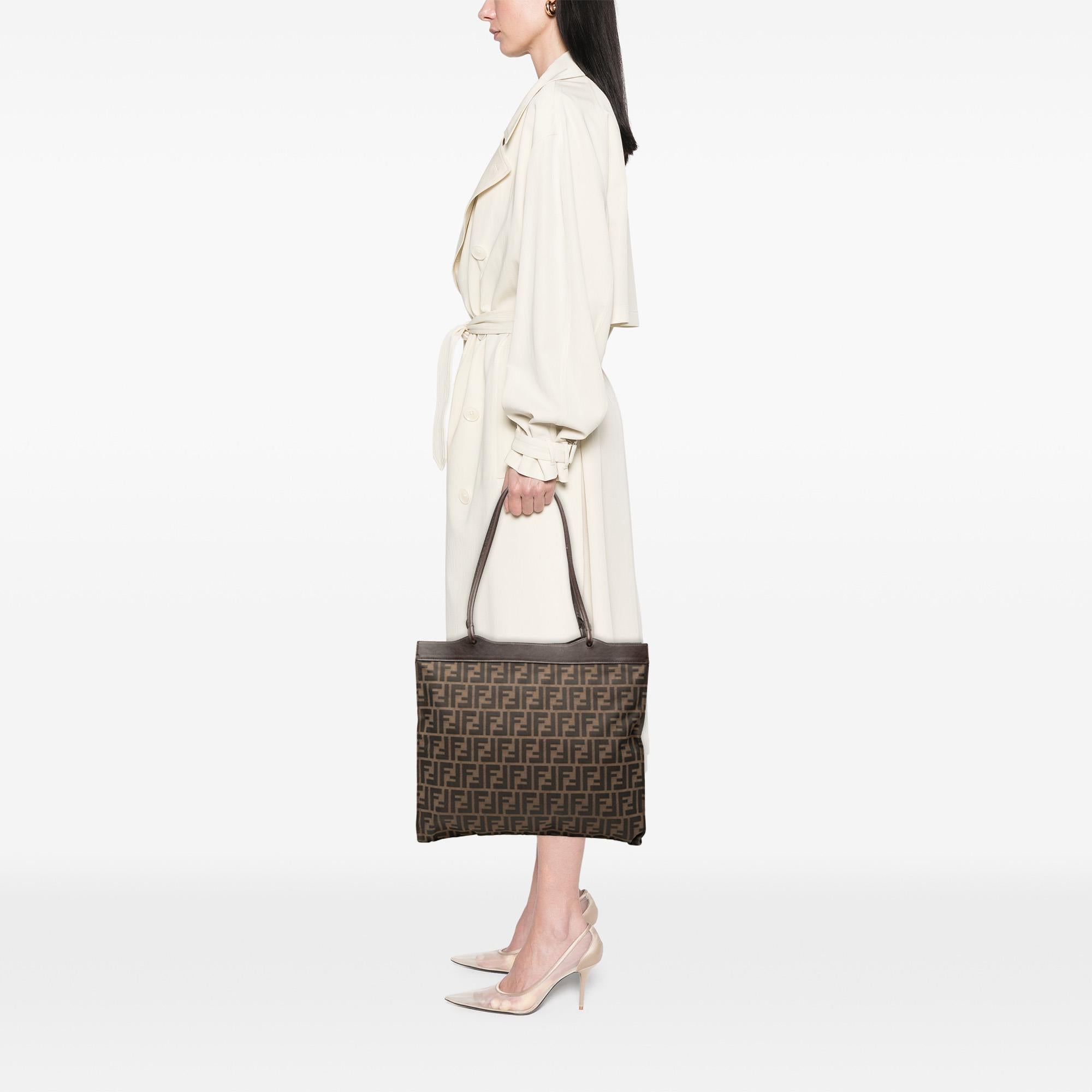 Fendi Zucca Canvas Tote
