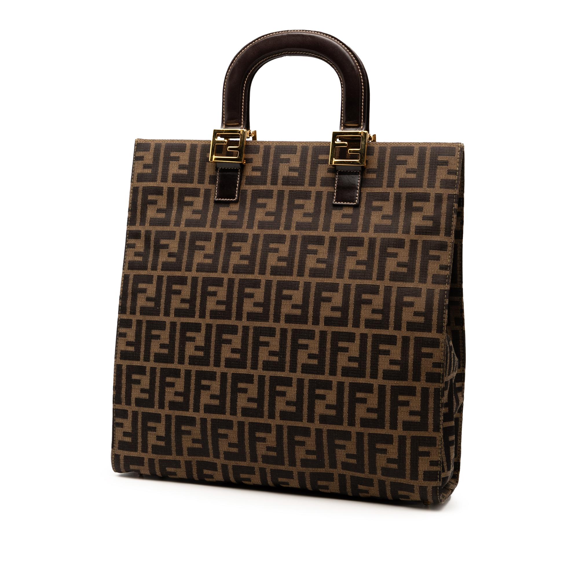 Fendi Zucca Canvas Twins Tote
