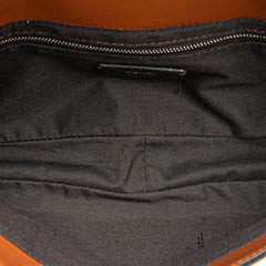 Fendi Zucca Canvas and Leather Convertible Baguette