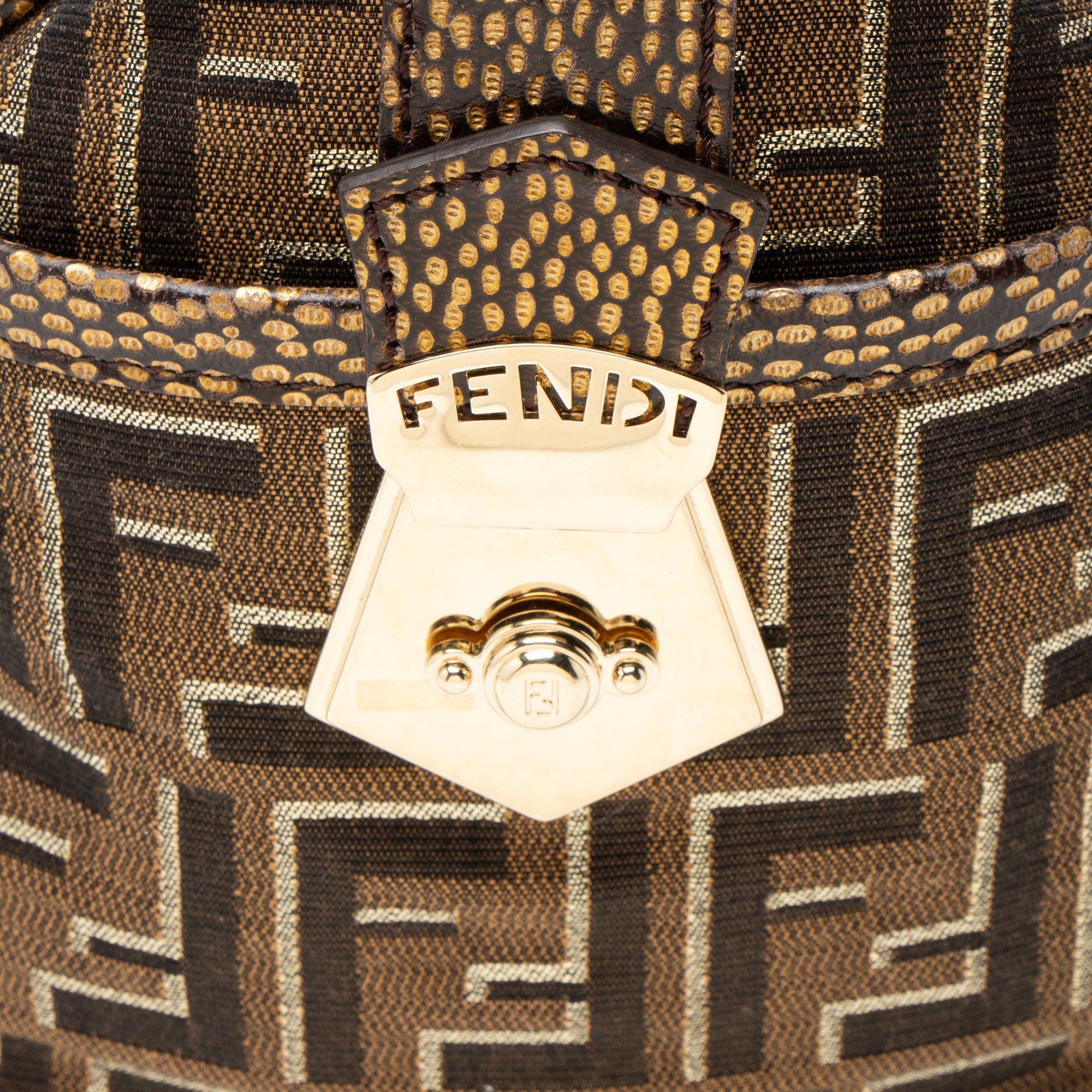 Fendi Zucca Chef Boston Bag