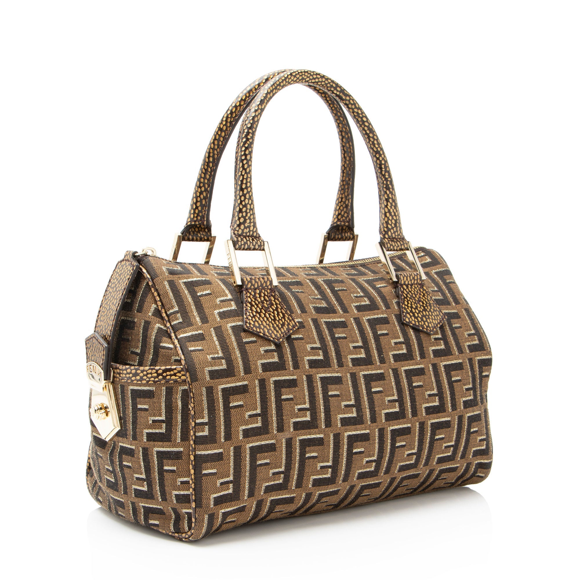 Fendi Zucca Chef Boston Bag