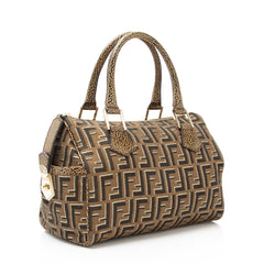 Fendi Zucca Chef Boston Bag