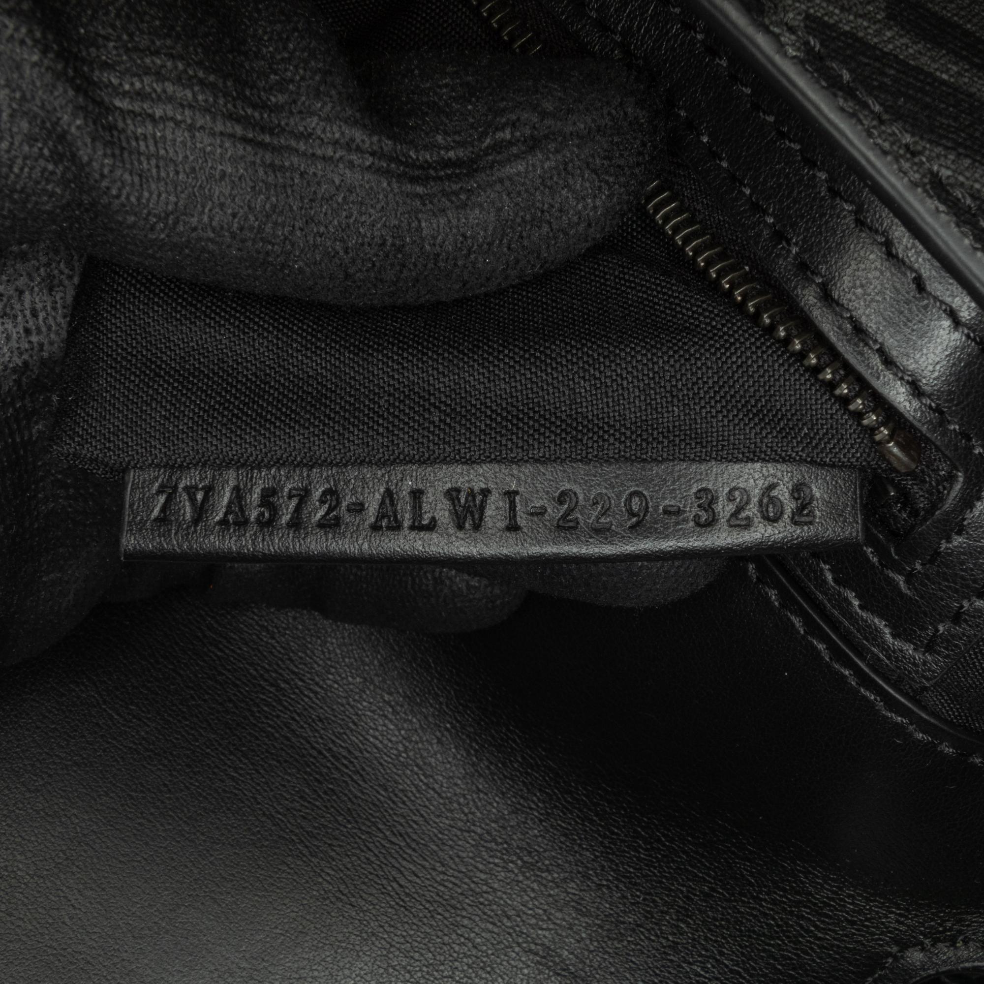 Fendi Zucca Coated Canvas And Calfskin Baguette Satchel