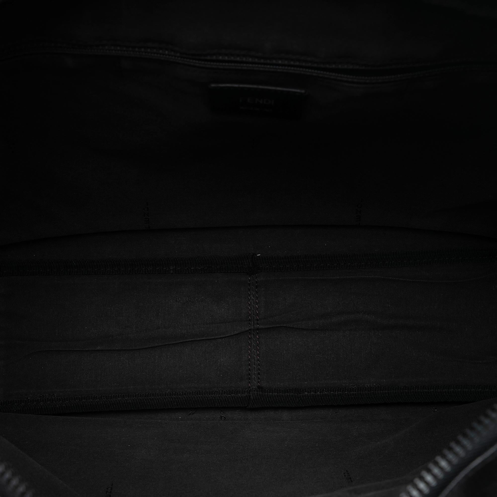 Fendi Zucca Coated Canvas Business Bag