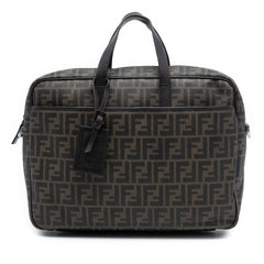 Fendi Zucca Coated Canvas Business Bag