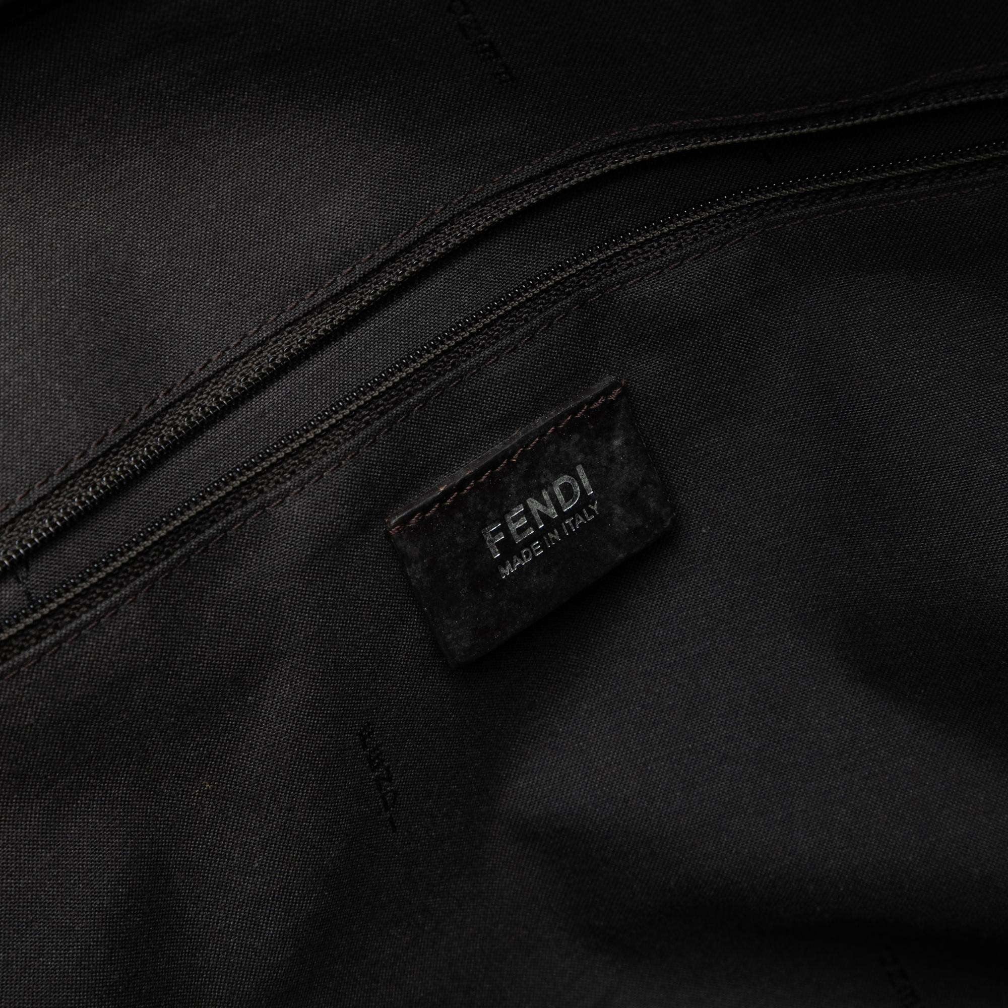 Fendi Zucca Coated Canvas Business Bag