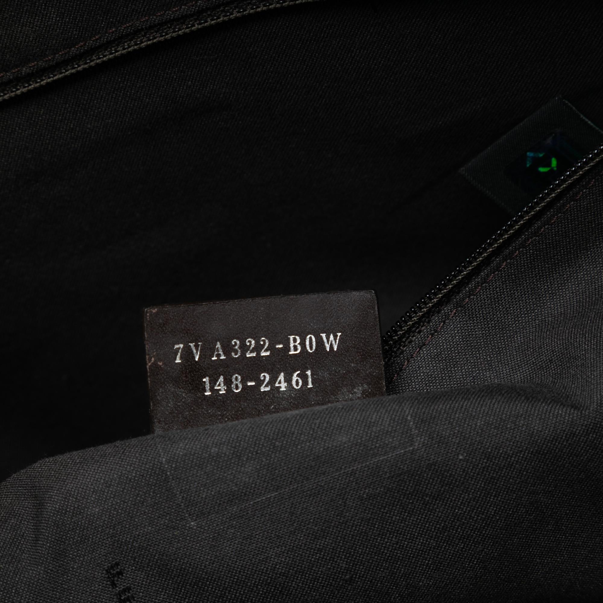 Fendi Zucca Coated Canvas Business Bag
