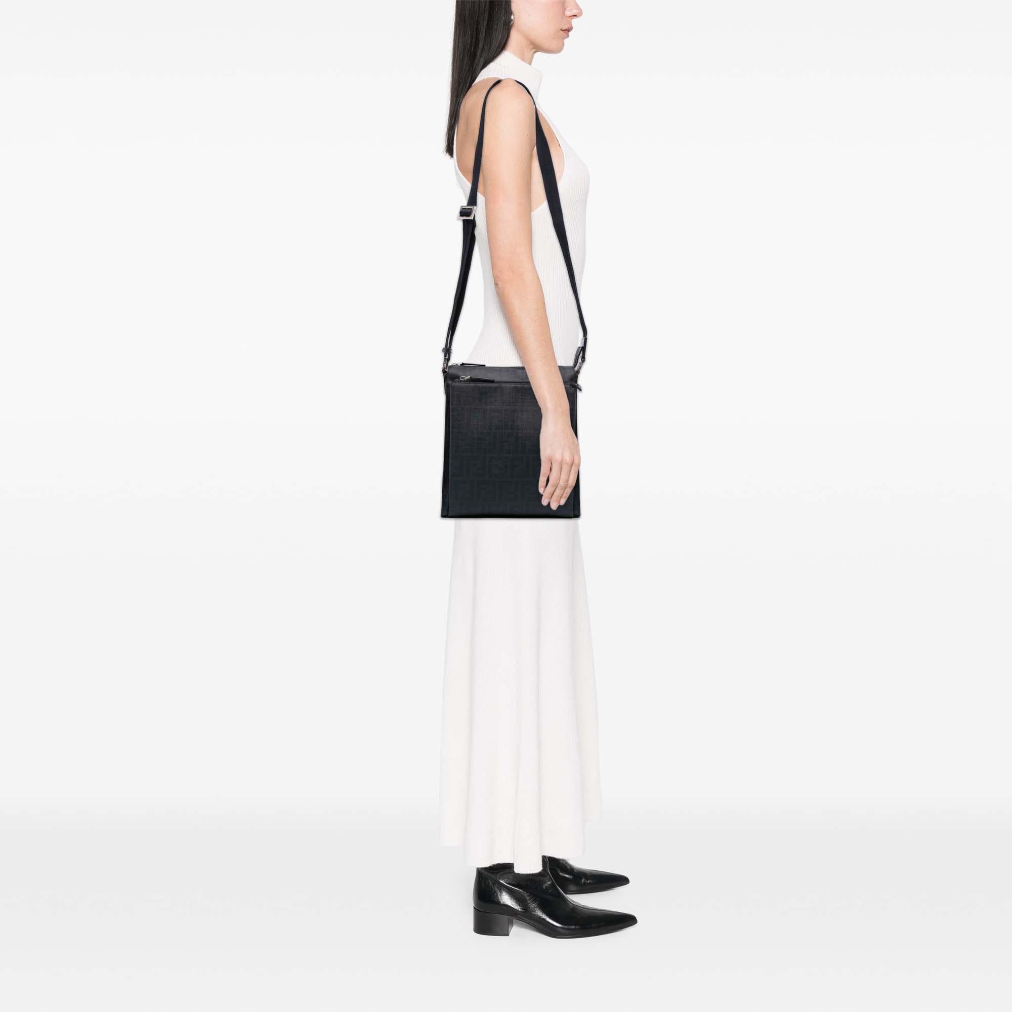 Fendi Zucca Coated Canvas Crossbody