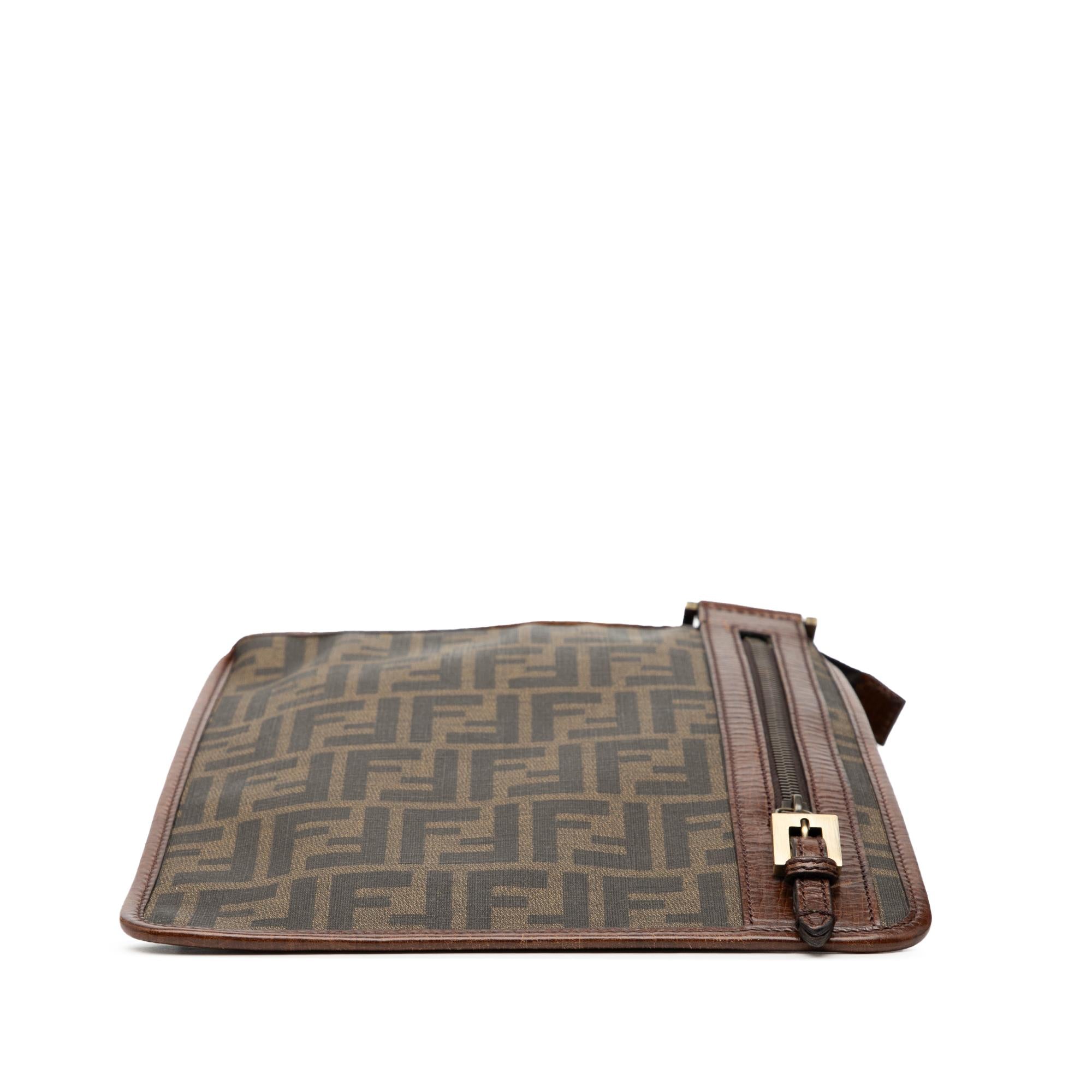 Fendi Zucca Coated Canvas Crossbody